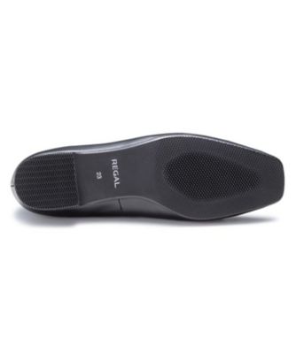 リーガル F58R 晴雨兼用バレエシューズ ブラック フラットシューズ