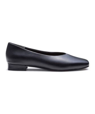 ＜REGAL (Women/Men)＞ＲＥＧＡＬ　Ｆ６９Ｑ　スクエアカッターシューズ　ブラック　フラットシューズ