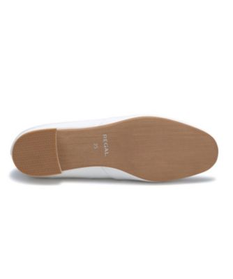 リーガル F70Q ビットモカシューズ ホワイト フラットシューズ