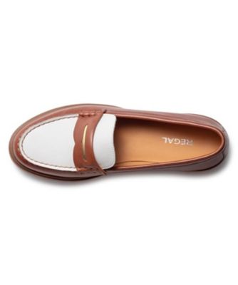 REGAL F79R ローファー ブラウンアイボリー カジュアル