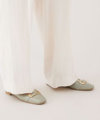 ＜REGAL (Women/Men)＞ＲＥＧＡＬ　Ｆ９０Ｒ　晴雨兼用フラットパンプス　ライトグリーン　フラットシューズ