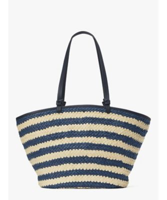 トートバッグ バッグ ショア シング エンベリッシュ ストライプ