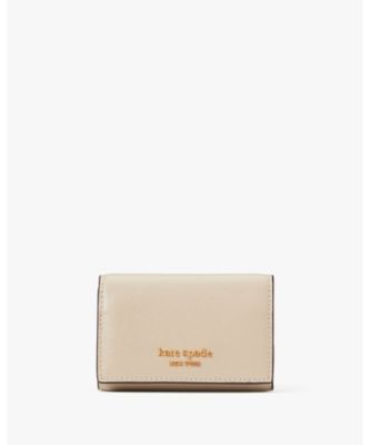 KATE SPADE モーガン フローラル エンボスド キーホルダー ホワイト KATE SPADE モーガン フローラル エンボスド キーホルダー