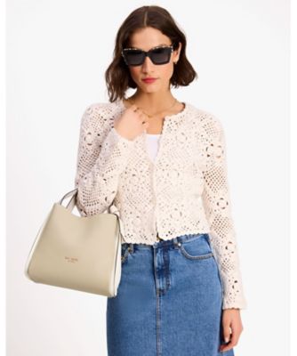 ノット カラーブロック ミディアム クロスボディ トート | kate spade