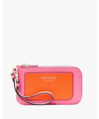 ＜KATE SPADE NEW YORK (Women)＞アヴァ　カラーブロックド　コイン　カード　ケース　リスレット