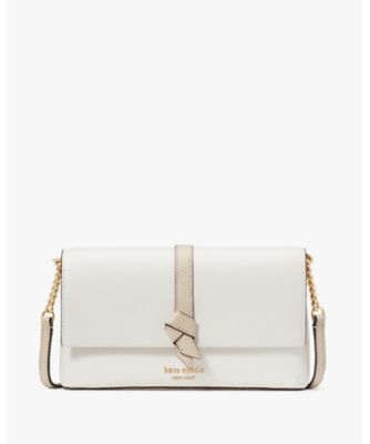 ＜KATE SPADE NEW YORK (Women)＞ノット　カラーブロック　フラップ　チェーン　クロスボディ