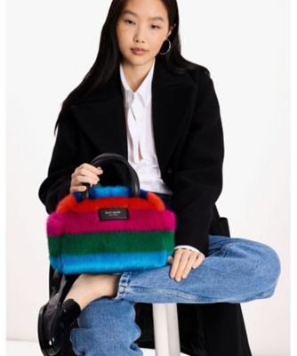 ケイト・スペードニューヨーク パフド サッチェル　モフモフバック　人気商品完売品 ケイト・スペードニューヨーク パフド サッチェルモフモフバック