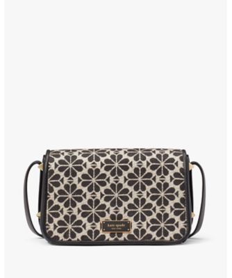 ＜KATE SPADE NEW YORK (Women)＞リヴ　スペード　フラワー　ジャカード　スモール　フラップ　クロスボディ