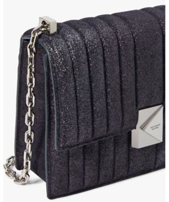 katespade＊グリッタースエードチェーンショルダーバッグ デコ キルテッド グリッター スエード チェーン ショルダー