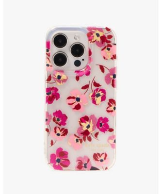 ＜KATE SPADE NEW YORK (Women)＞フォール　ポピーズ　ｉＰｈｏｎｅ　１５　Ｐｒｏ　用　ケース