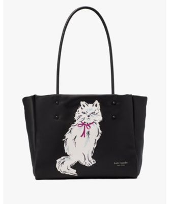 ＜KATE SPADE NEW YORK (Women)＞ウィスカーズ　クリスタル　エンベリッシュド　ミディアム　エブリシング　トート