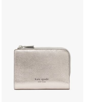 ＜KATE SPADE NEW YORK (Women)＞アヴァ　メタリック　ジップ　バイフォールド　ウォレット