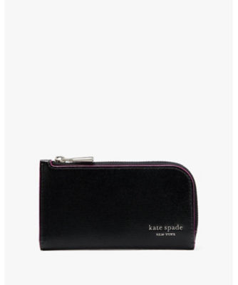 ＜KATE SPADE NEW YORK (Women)＞デヴィン　グリッター　エッジ　スモール　スリム　バイフォールド　ウォレット