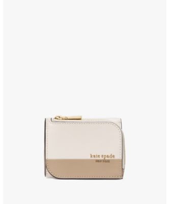 ＜KATE SPADE NEW YORK (Women)＞デヴィン　カラーブロック　ミニ　トライフォールド　ウォレット