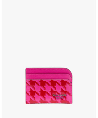 ＜KATE SPADE NEW YORK (Women)＞デヴィン　ハウンドトゥース　カード　ホルダー