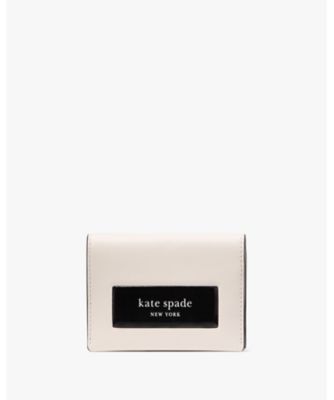 ＜KATE SPADE NEW YORK (Women)＞ラベル　カード　ケース　トライフォールド　ウォレット