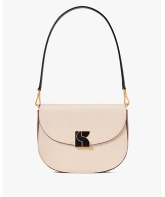 ＜KATE SPADE NEW YORK (Women)＞ケイト・スペード　ダコタ　カラーブロック　ミディアム　サドル　バッグ