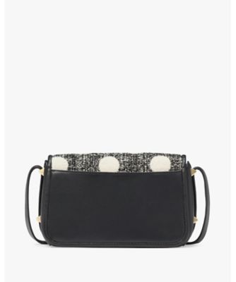 kate spade キャリー ツイード スモール フラップ クロスボディ kate spade new york｜キャリー ツイード スモール フラップ