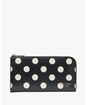 KATE SPADE NEW YORK (Women)/ケイト・スペード　ニューヨーク デヴィン　ブリージー　ドット　ジップ　アラウンド　コンチネンタル　ウォレット