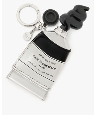 ＜KATE SPADE NEW YORK (Women)＞スクイーズ　シャイニー　メタリック　ペイント　チューブ　キー　フォブ