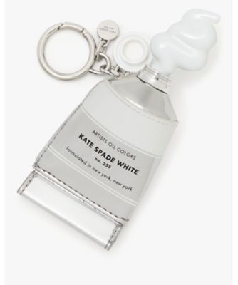 ＜KATE SPADE NEW YORK (Women)＞スクイーズ　シャイニー　メタリック　ペイント　チューブ　キー　フォブ