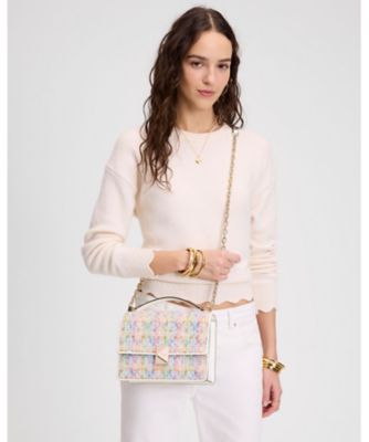 kate spade Wチェーン ツイード ショルダーバッグ BPF03_KI491-001_05