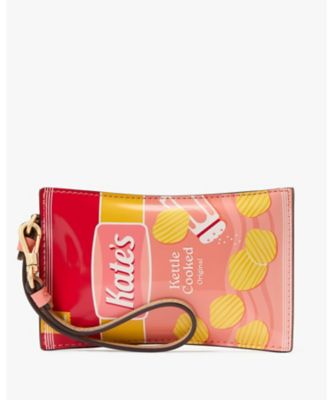 ＜KATE SPADE NEW YORK (Women)＞スナック　タイム　パテント　カード　ケース　リスレット