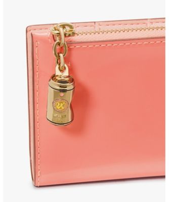 スペンサー メドー スモール バイフォールド ウォレット　花柄　ホワイト　ピンク スペンサー メドー スモール バイフォールド ウォレット花柄