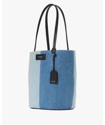 オン パーパス デニム ラージ トート バッグ | KATE SPADE NEW