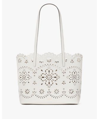 ＜KATE SPADE NEW YORK (Women)＞ドゥー　イット　オール　スペード　フラワー　パーフォレーテッド　ラージ　トート