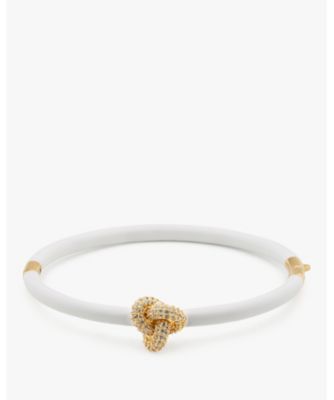 ＜KATE SPADE NEW YORK (Women)＞ダブル　ノット　パヴェ　ヒンジド　バングル