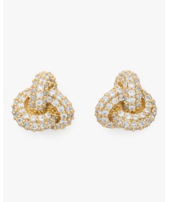 ＜KATE SPADE NEW YORK (Women)＞ダブル　ノット　パヴェ　ピアス