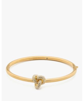 ＜KATE SPADE NEW YORK (Women)＞ダブル　ノット　パヴェ　ヒンジド　バングル