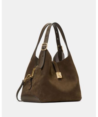 デコ スエード クロスボディ トート バッグ | KATE SPADE NEW