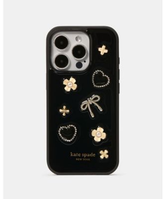 ＜KATE SPADE NEW YORK (Women)＞モールデッド　エンベリッシュド　アイフォン　１６　Ｐｒｏ用　　ケース