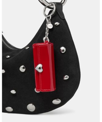 チャームド パテント リップスティック バッグ チャーム | KATE SPADE