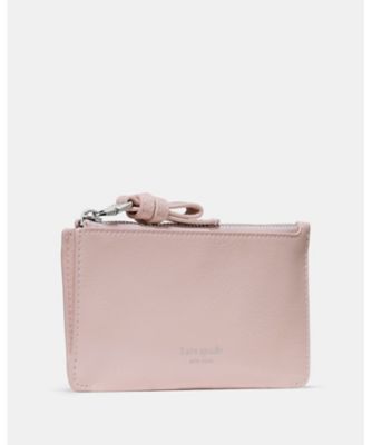 ループ シャイニーレザー ジップ カード ケース | kate spade new york