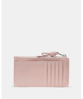ループ シャイニーレザー ジップ カード ケース | kate spade new york