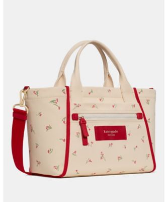 【極美品】kate spade new york コーテッド キャンバス トート ダッシュ ヴァイブラント バズ キャンバス トート バッグ | kate spade