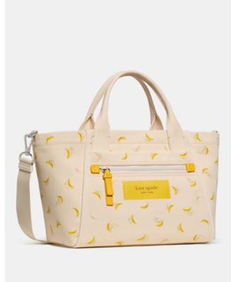 ダッシュ バナナ キャンバス トート バッグ | kate spade new york