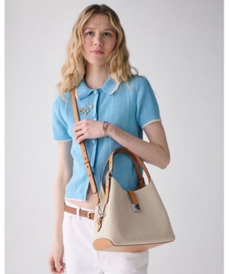 デコ キャンバス クロスボディ トート バッグ | kate spade new york