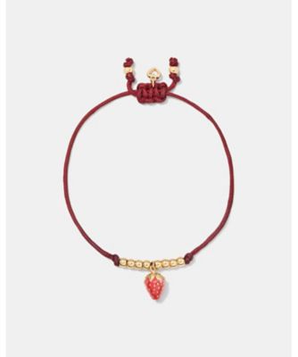 ＜kate spade new york (Women)＞サマー　デイズ　ストロベリー　コード　ブレスレット