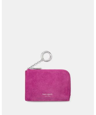 スエード ミニ ジップ カード ケース | kate spade new york (Women