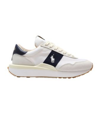 ＰＯＬＯ　ＲＡＬＰＨ　ＬＡＵＲＥＮ　Ｐ１６Ｔ　ＴＲＡＩＮ　８９　トレイン８９　ホワイトスエード　スニーカー