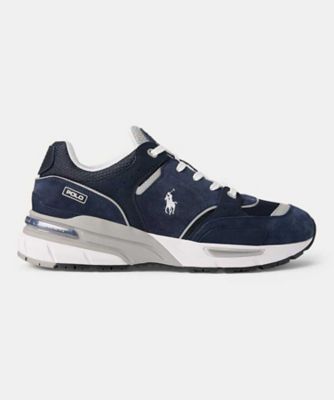 ＜POLO RALPH LAUREN WOMENS (Women)＞ＰＯＬＯ　ＲＡＬＰＨ　ＬＡＵＲＥＮ　Ｐ６９Ｖ　ＴＲＡＣＫＳＴＲ　２５０　トラックスター　２５０　ネイビー　スニーカー