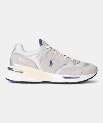 ＜POLO RALPH LAUREN WOMENS (Women)＞ＰＯＬＯ　ＲＡＬＰＨ　ＬＡＵＲＥＮ　Ｐ６９Ｖ　ＴＲＡＣＫＳＴＲ　２５０　トラックスター　２５０　シルバー　スニーカー