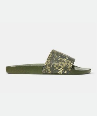 POLO RALPH LAUREN WOMENS (Women)/ポロ ラルフ ローレン POLO RALPH LAUREN P84T POLO SLIDE ポロスライド カーキ サンダル