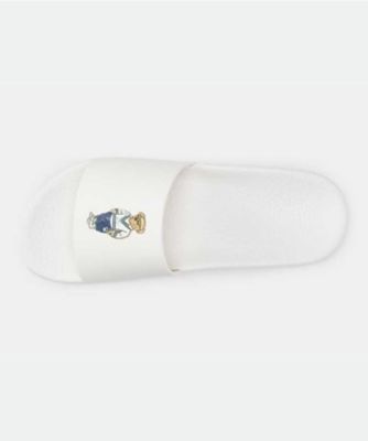 ＰＯＬＯ　ＲＡＬＰＨ　ＬＡＵＲＥＮ　Ｐ８５Ａ　ＰＯＬＯ　ＳＬＩＤＥ　ＢＥＡＲ　ポロスライドベア　ホワイト　サンダル