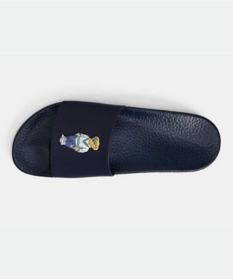 ＰＯＬＯ　ＲＡＬＰＨ　ＬＡＵＲＥＮ　Ｐ８５Ｔ　ＰＯＬＯ　ＳＬＩＤＥ　ＢＥＡＲ　ポロスライドベア　ネイビー　サンダル