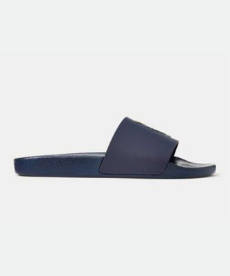 POLO RALPH LAUREN WOMENS (Women)/ポロ ラルフ ローレン POLO RALPH LAUREN P85T POLO SLIDE BEAR ポロスライドベア ネイビー サンダル